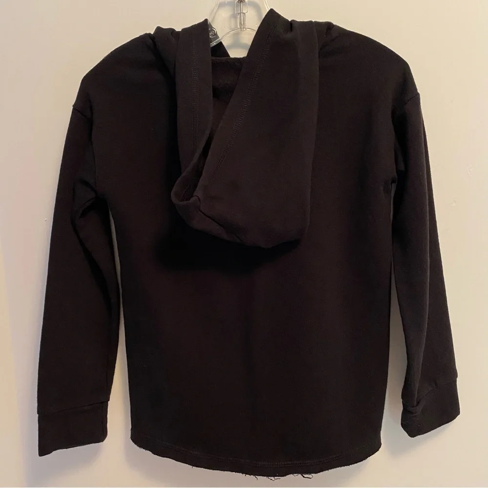 The Children's Place Girl's Heart Glitter Long Sleeve Hoodie Back Size S (5/6)